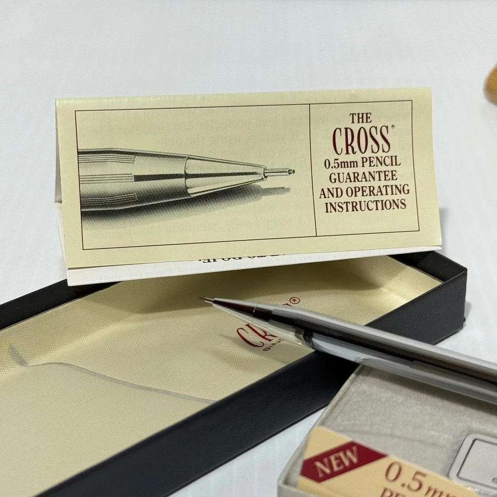 Cross Century Lustrous Chrome 0.5mm Mechanical Pencil 350305 with Box Vintage